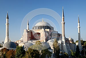 Hagia sophia mosque in instanbul turkey