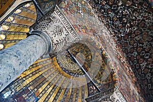 Hagia Sophia Mosque Interior, inside Church of the Holy Wisdom