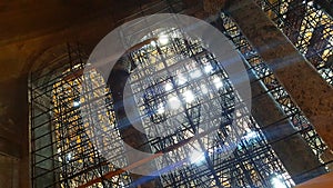 Hagia Sophia Mosque Istanbul Interior Arcs