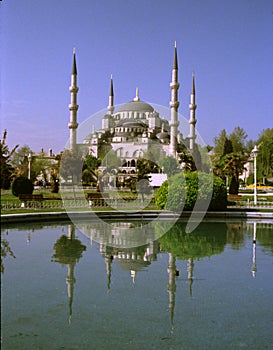 Hagia Sophia reflected on lake