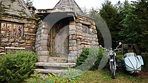 Hagrid motorbike and background home Hagrid