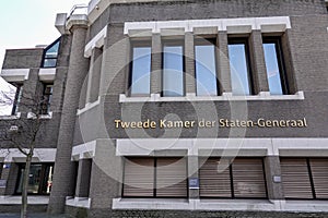 The Hague, The Netherlands - March 15 2023 - Tweede Kamer Der Staten Generaal Holland, House of Representatives