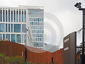 The Hague, Netherlands - September 27, 2019: The Eurojust building seat of the justice department of the EU in the Hague