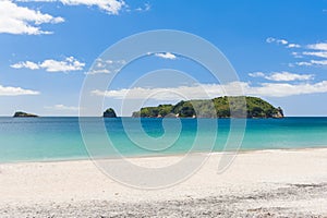 Hahei Beach at Coromandel Peninsula on New Zealand photo