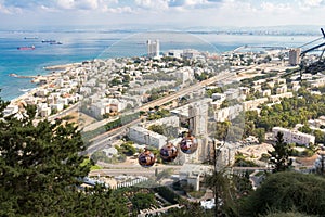 Haifa Cable Cars in Israel