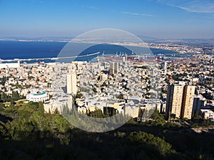 Haifa view from Mount Carmel