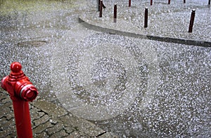 Hailstorm photo