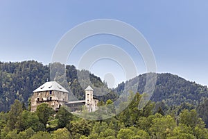 Haimburg castle in Carinthia region, Austria photo