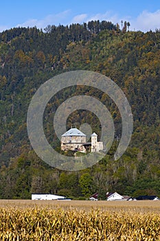 Haimburg castle in Carinthia region, Austria photo