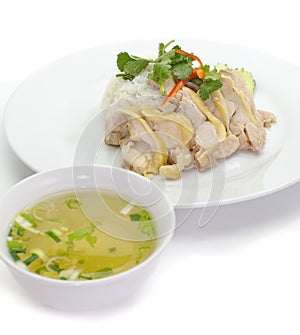 Hainanese Chicken Rice