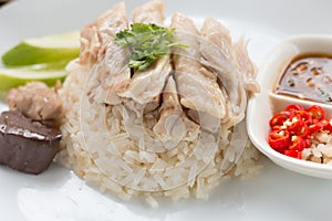 Hainanese chicken rice