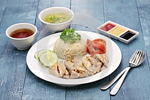 Hainanese chicken rice