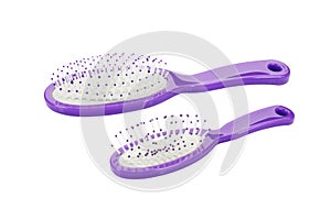 Hair brushes.