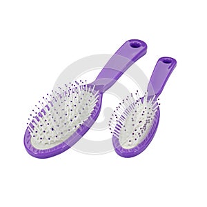 Hair brushes.