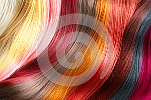 Hair colors palette