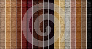 Hair colors palette, top view. Banner design