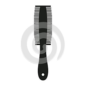 Hair comb icon vector set. Hairstyle illustration sign collection. Barber shop symbol. Hairdresser logo.