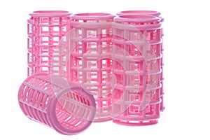 Hair Curlers Isolated
