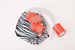 Hair curlers and shampoo