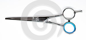 Hair cutting scissors for hairdressers photo