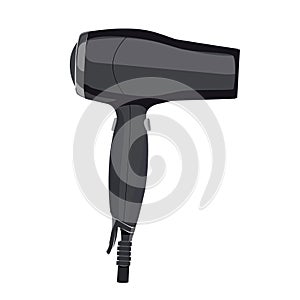 Hair dryer. Vector illustration