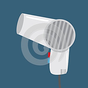 hair dryer. Vector illustration decorative design