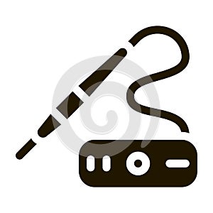 Hair Extent Tool Icon Vector Glyph Illustration