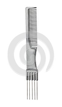 Hair Forming Plastic Comb Isolated
