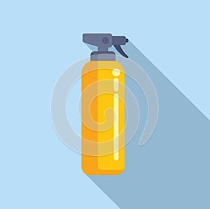 Hair look sprayer icon flat vector. Coloring trend