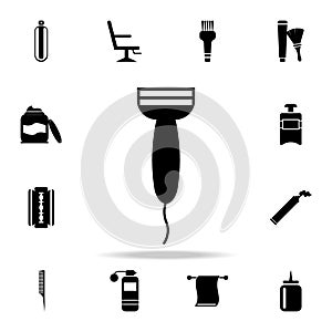 hair machine icon. Detailed set of barber tools. Premium graphic design. One of the collection icons for websites, web design, mob