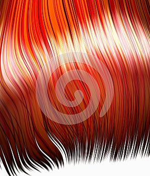 Hair orange
