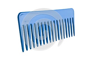 Hair plastic comb isolated