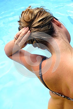 Capelli secondo piscina 