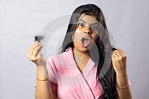 Hair problem of indian woman