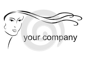 Hair salon logo