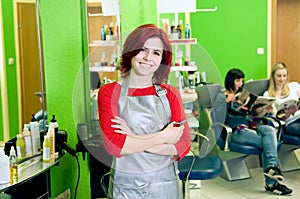 Hair salon owner or employee