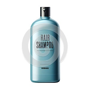 Hair shampoo product isolated on white transparent