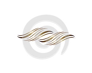 Hair symbol vector icon