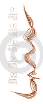 Hair vector background