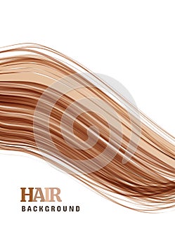 Hair vector background