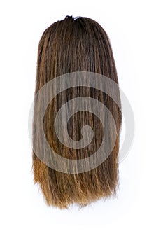 Hair wig isolated