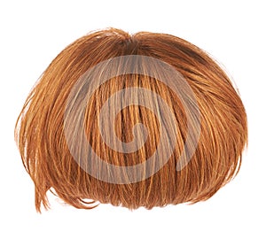 Hair wig isolated