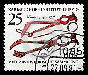 Hair-wire Pliers (17th century), Medical History Collection, Karl Sudhoff Institute, Leipzig serie, circa 1981