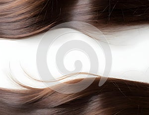 hair of a woman for advertiment