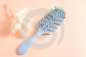 Hairbrush, brush for hair, accessories, copy space