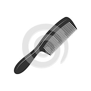 Hairbrush graphic icon  isolated on white background