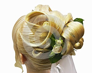 Hairdress bride