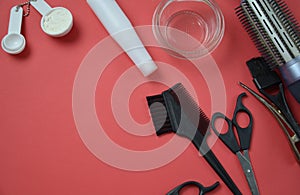 Hairdresser Accessories for coloring hair