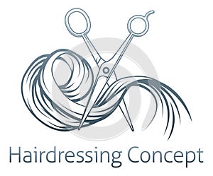 Hairdresser concept photo