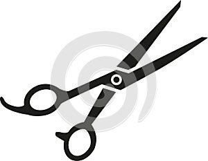 Hairdresser scissor vector